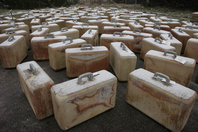 Follow these packing tips to maximize the use of space in your suitcase. Image of an array of suitcases